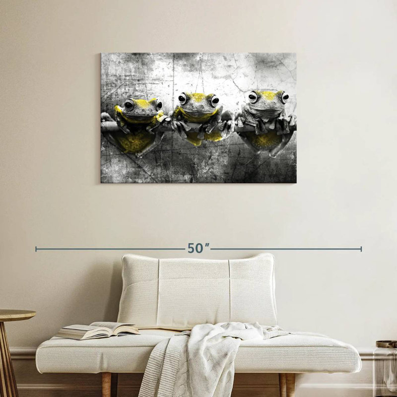 Tree Frogs Pop, 24" H x 36" W