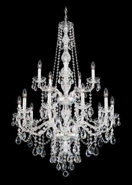 Arlington 15 - Light Glass Chandelier, Heritage Handcut