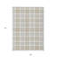 Tapis intérieur lavable en lin 9 pi x 12 pi