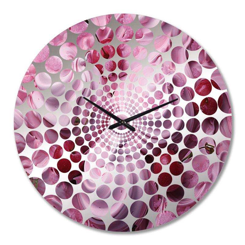 Horloge murale Raskin, Grand, Dusty Rose