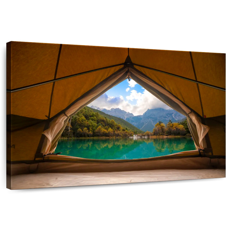 Vue de la tente Senne Lakeside, H 30 po x l 45 po