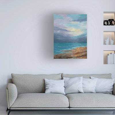 Wrapped Canvas Wall Art - Vivian Chesterley 'Bright Day Ahead' Wall Art for Living Room, Bedroom, or Office Décor  - 18x24