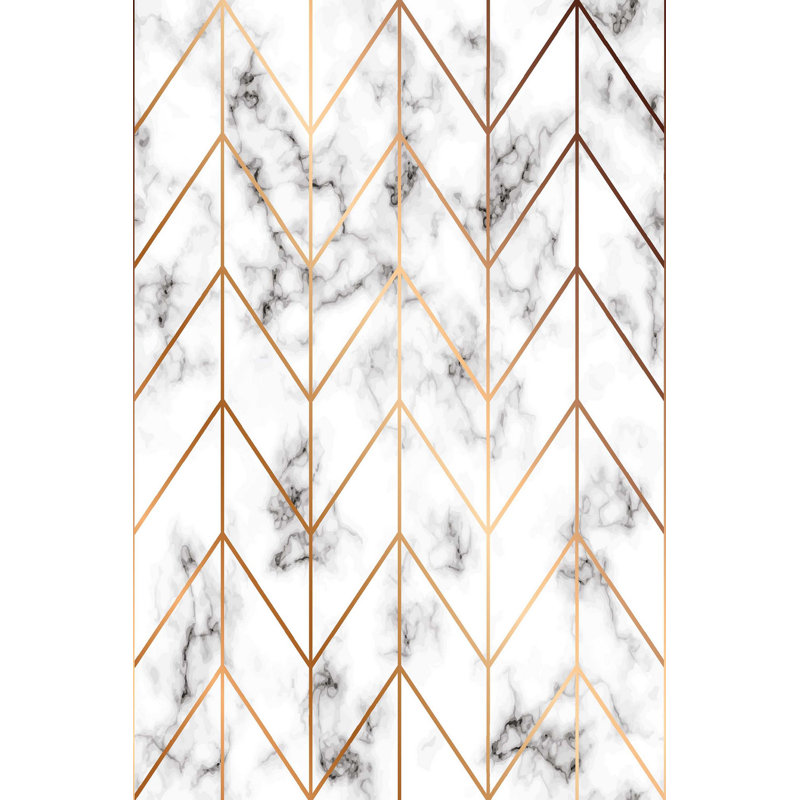 Premium Hall Carpet, 3.3 x 6.6 Feet, 100% Polyester, 0.3 in Pile Height | Antibacterial, Non-Slip Underside, Machine Washable | Elegant 3D Digital Print Design, Perfect for Entryways & Living Rooms