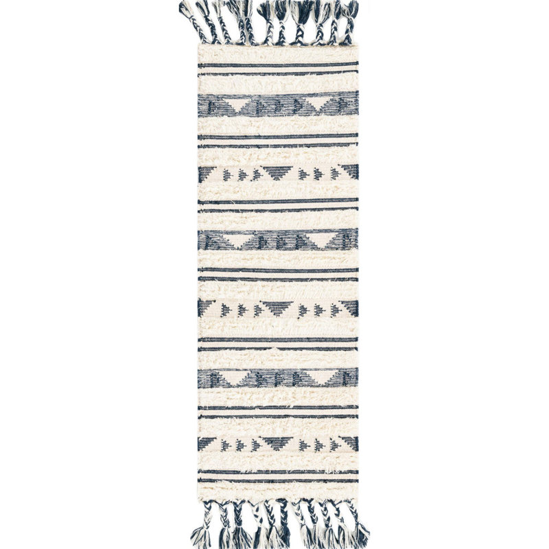 Annunciata Wool Moroccan Indoor Rug, Runner 2'2" x 6'