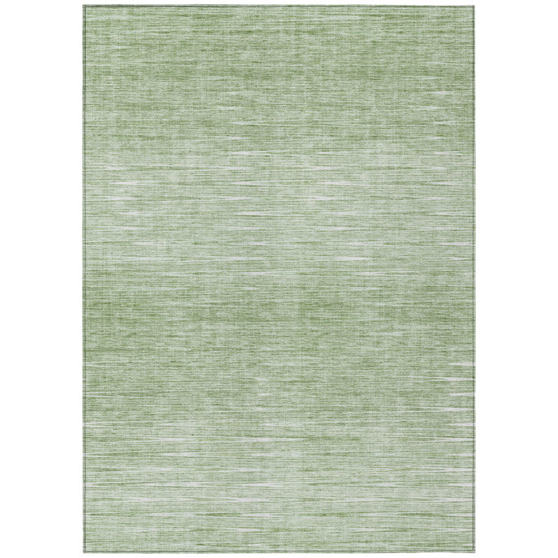Leis Flatweave Washable Ombre Indoor / Outdoor Rug, Rectangle 5' x 7'6"