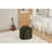 060-Chenille Fabric Modern Knot Design Ottoman Makeup Stool Footstool, Comfortable And Stylish Seat For Living Room, Bedroom,Green-1483304887