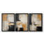 ABSTRACT Series CECLXX - Toile tendue avec châssis sur mesure - 3 pièces-1673134609-1673134611