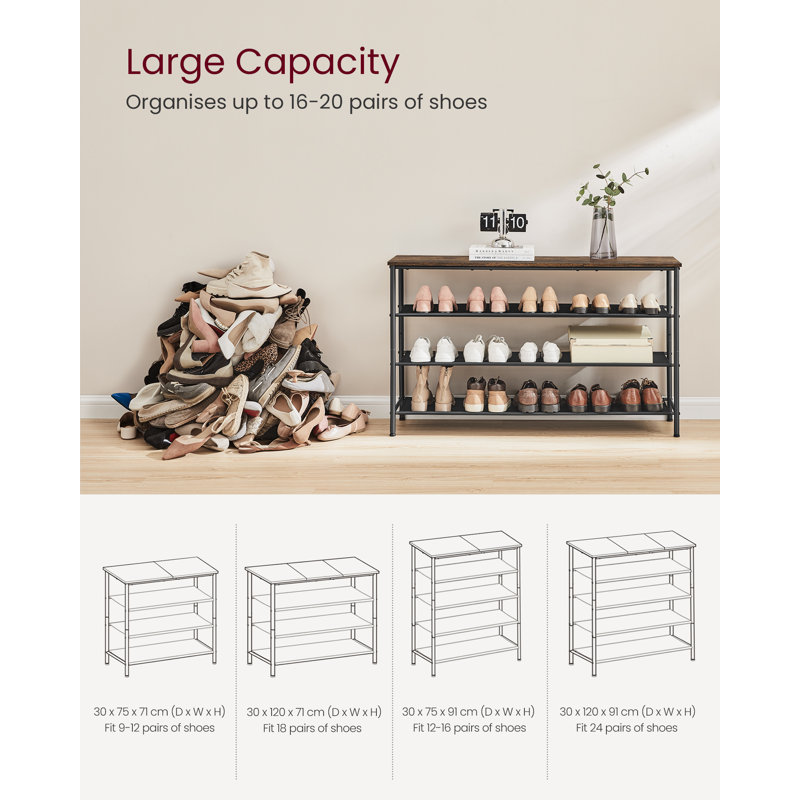 9 Pair Shoe Rack