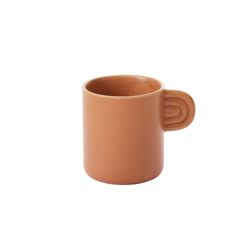 Karner Mug 3.75"x 3.25"x 5", Terracotta