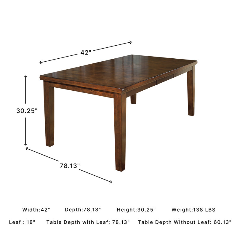 Rebecca Extendable Solid Wood Base Dining Table