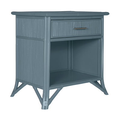 1 - Drawer Rattan Nightstand