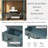 Skai Wooden Console Table with 3 Drawers & Bottom Shelf-1845277483