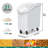 Balconera 21 Gallon Ingredient Bin Commercial Food Container Large Flour Storage Container Bin With 360° Wheels