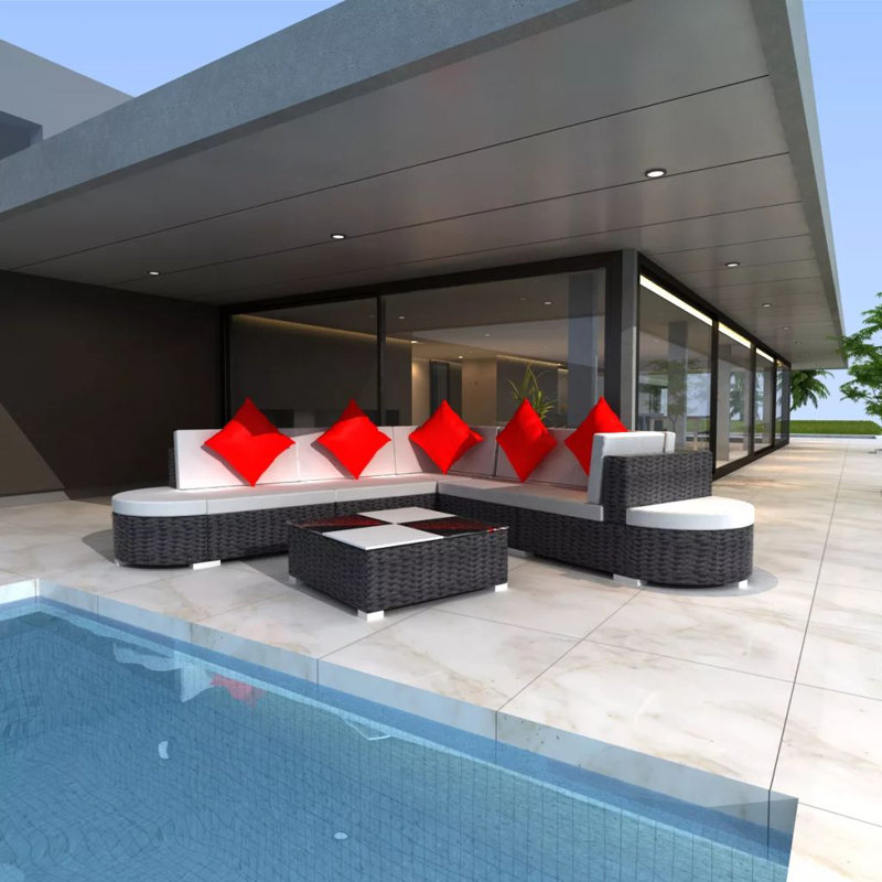 Roux Sectional Seating Group, Black