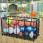 Yescom 65" Pool Toy Storage Large Rolling Cart Mesh Bin-110367195