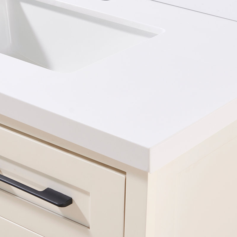 Plateau de meuble-lavabo simple 37 po Caorle