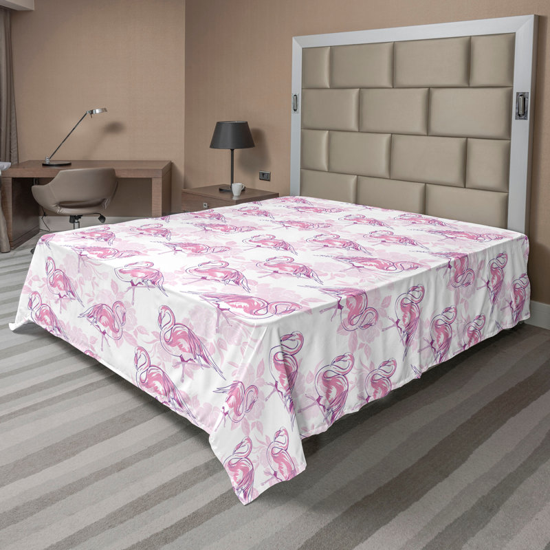 Drap Ambesonne Flamingo