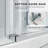 60" W X 34" D X 76" H Sliding Frameless Shower Enclosure With 3/8 Inch Tempered Glass-125928402-126249044