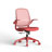 Ergonomic Mesh Task Chair with Flip-Up Arms and Lumbar Support for Small Spaces-527432894