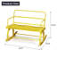 Chaise berçante d'extérieur en métal Ayled-1280022297