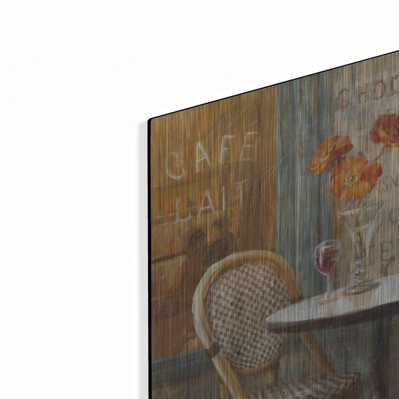 " Meet Me At Le Cafe I " by Danhui Nai, 24" H x 24" W