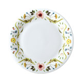 Scandinavian Floral Bone China Dinner Plate
