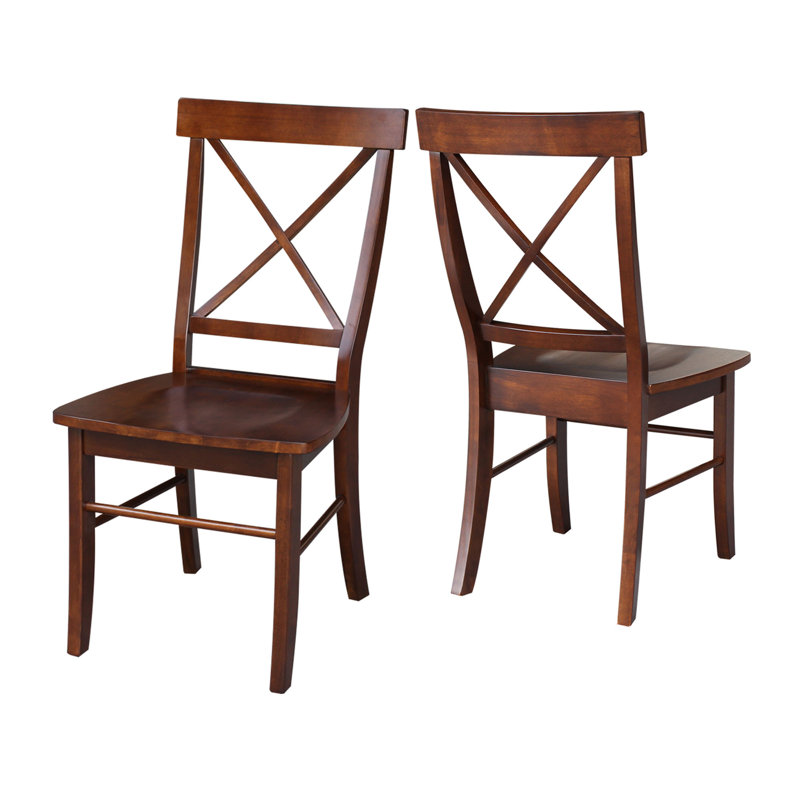 Echols Extendable Solid Wood Dining Set, Espresso, 5