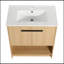 Meuble-lavabo 30 po avec lavabo en céramique, 2 portes à fermeture douce, meuble-lavabo autoportant, contreplaqué-1581610664
