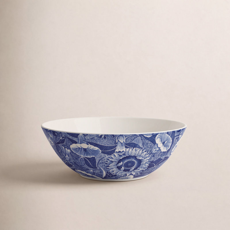 Spode Blue Room Salad Bowl 10.5" Sunflower