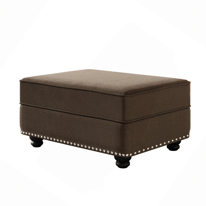 Velvet Ottoman To Combine With Single Seater Sofa, 2 Seater Sofa And 3 Seater Sofa, Suitable For Living Rooms, Apartments, Offices