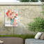 Vase bolognaise avec chat orange sur toile-98081411