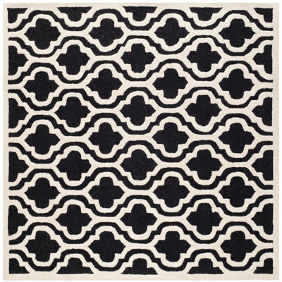 Cambridge Hand Tufted Wool Geometric Rug