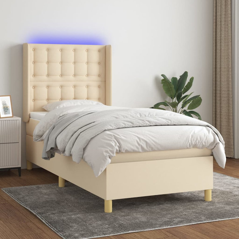 Aniyla 100 X 200 Cm Bed, 100 x 200cm, Cream