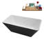 Baignoire autoportante 63 "avec drain interne Streamline-112235236
