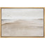 Minimal Landscape "Coastal Sandy Beach Seascape Artwork, Abstract Minimalist Neutral Decor Wall Pictures, Large Framed Canvas Giclee Print Wall Art"-93389235-93389239-119598452