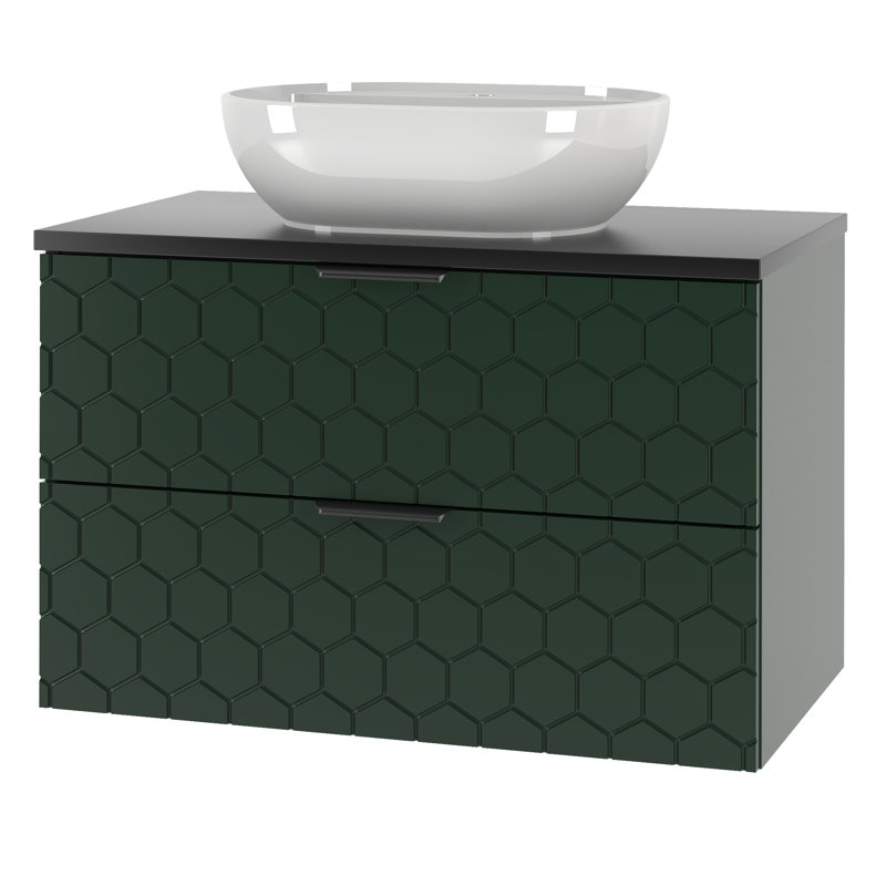 81mm Single Bathroom Vanity with Ceramic Basin