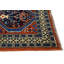 Tapis de couloir oriental tribal orange brûlé 3 x 10 One-of-a-Kind