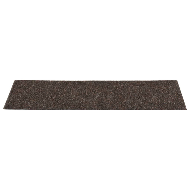 Brandun Self-adhesive Stair Mats Anthracite, Dark Brown, 76cm x 20cm