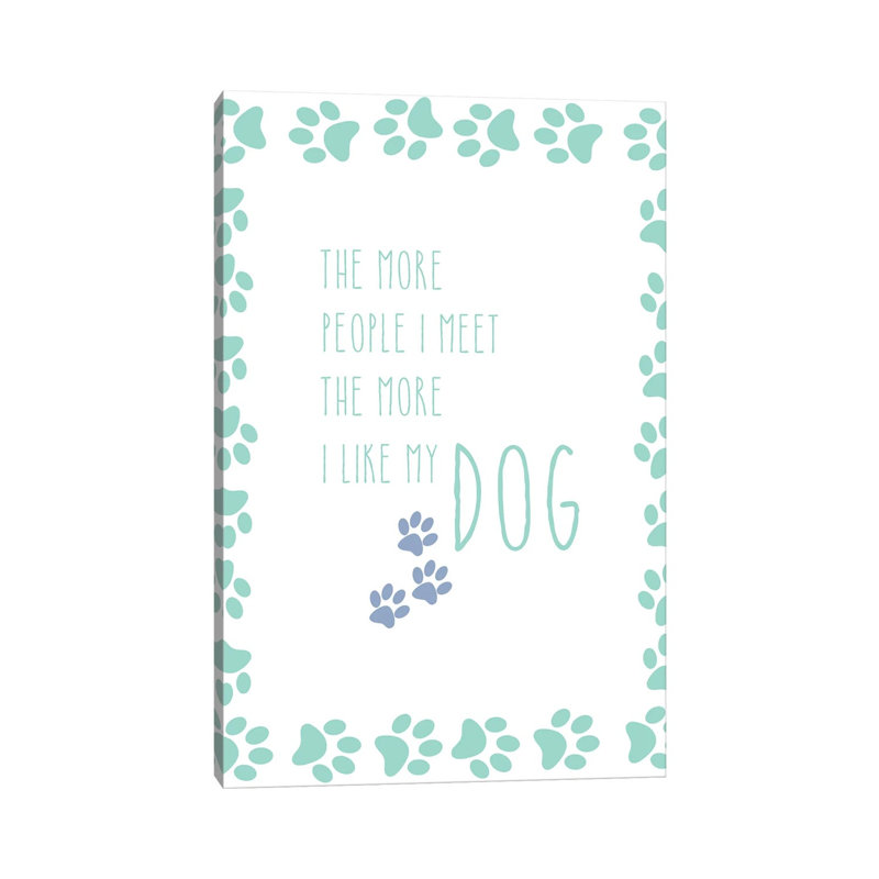 My Dog by Amanda Murray - Wrapped Canvas Print, 30.48cm H x 20.32cm W x 1.91cm D