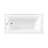 Kingston Brass Aqua Eden 60-Inch Acrylic Rectangular 3-Wall Alcove Tub, Hand Drain-106973555-108257988