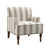 Brown Stripe Linen Blend