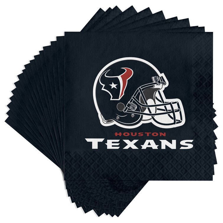 Creative Converting Houston Texans Game Day Party Supplies Kit, Serves 8