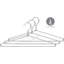 Metal Standard Hanger for Suit/Coat