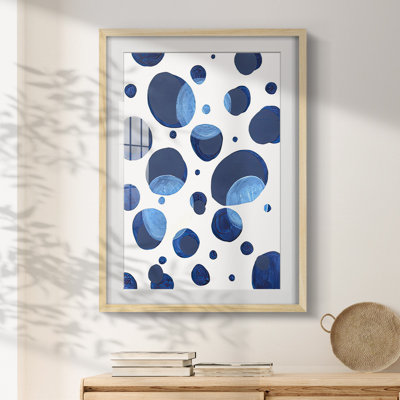 Ultramarine Orbs III -Framed Print