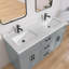 60 po X P 22 po Dessus de meuble-lavabo rectangulaire en pierre D