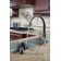 East Linear Pull Down Single Handle Kitchen Faucet