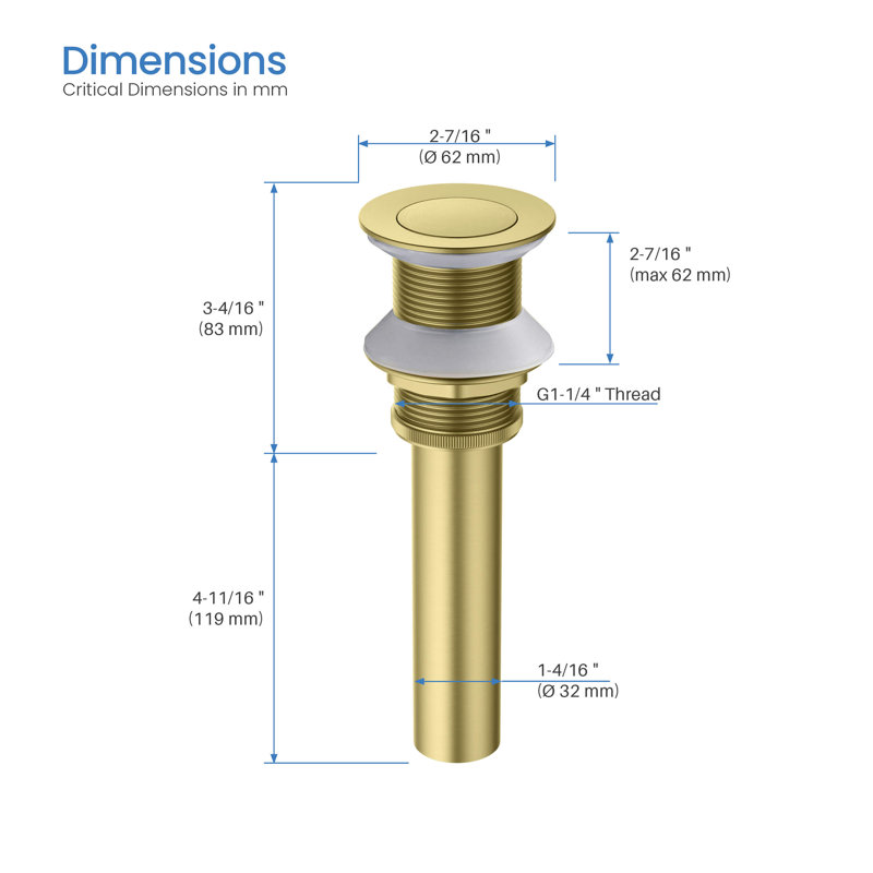 Circular Vessel Sink Faucet Single-handle Bathroom Faucet, With Drain Assembly, Brushed Gold