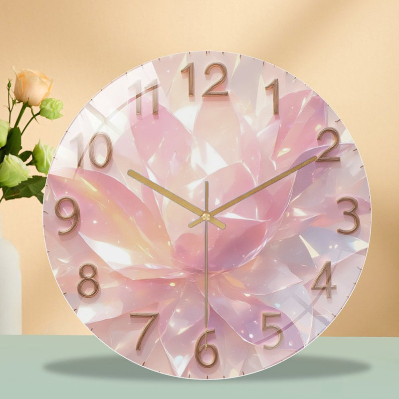 Horloge murale irisée 12 po