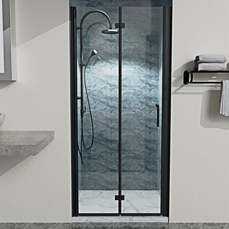 Bi-Fold Semi-Frameless Shower Doors
