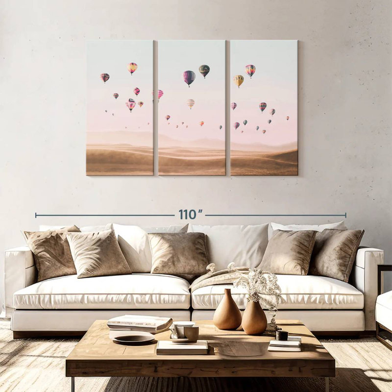 Mehar Air Balloons, 48" H x 74" W